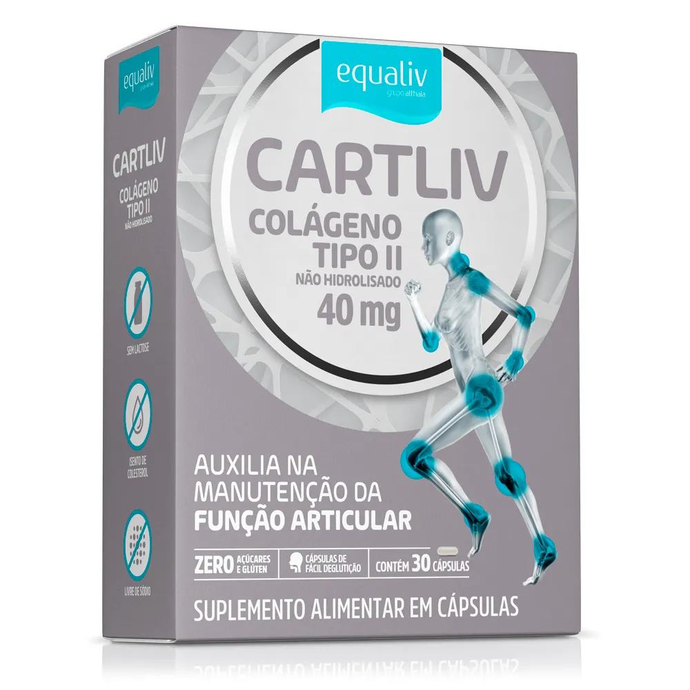 Cartliv Colágeno Tipo II 60 Cápsulas Equaliv
