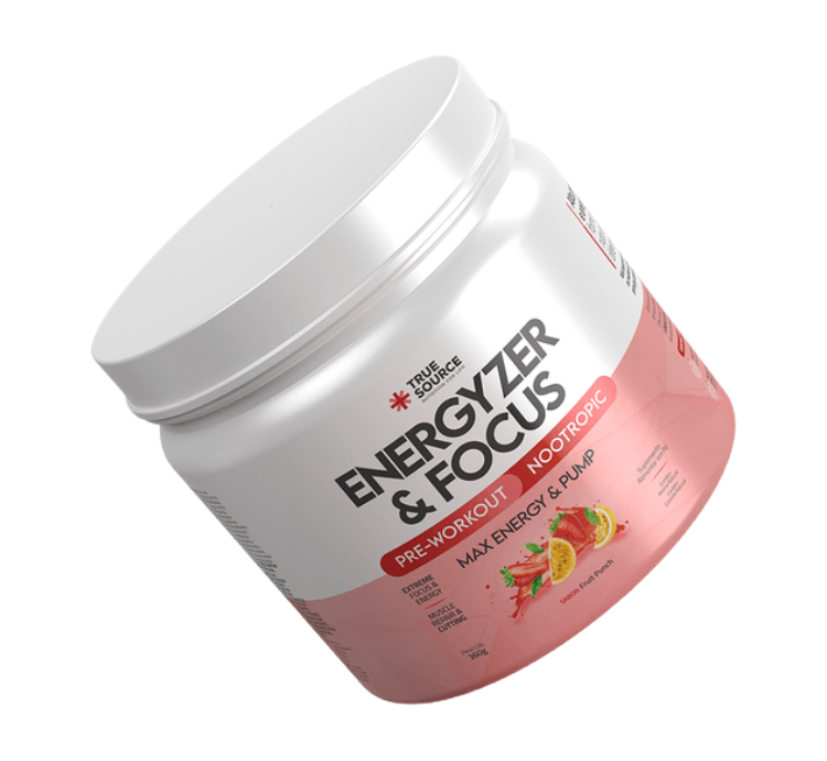Energyzer & Focus Fruit Punch 360g True Source - Image 2