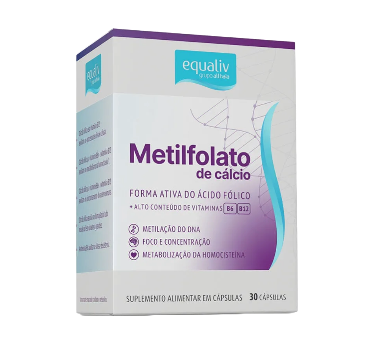 Metilfolato de Cálcio 30 Cáps Equaliv