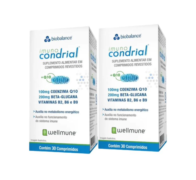 Kit 2 Imuno Condrial Q10 30 Comprimidos Biobalance