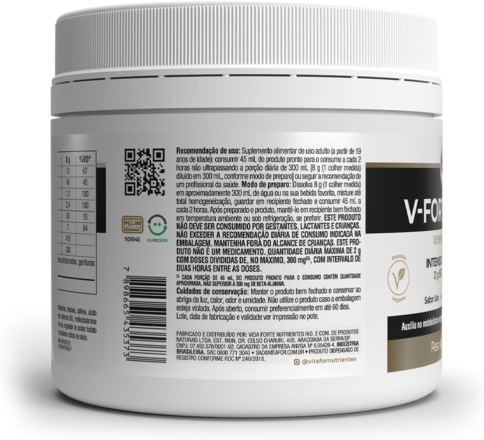 V Fort Ultra Sabor Uva 240g Vitafor - Image 2