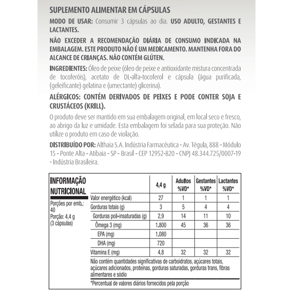 Ômega 3 Ultra 60 Cápsulas Equaliv - Image 3