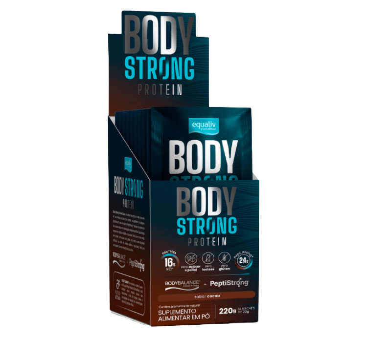 Body Strong Protein 10 Sachês 22g Equaliv