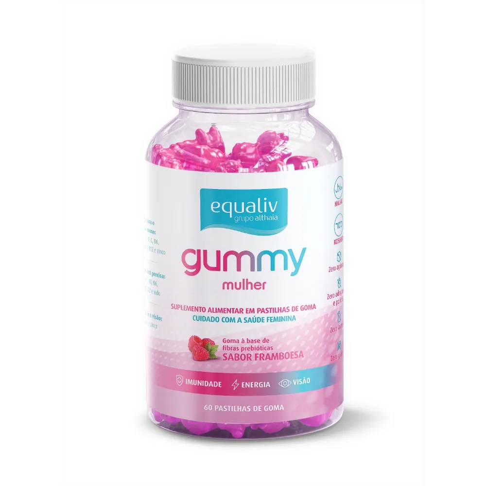 Gummy Mulher 60 Gomas Equaliv