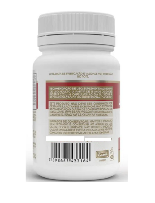 L-Carnitina com Vitamina B6 120 Cápsulas - Image 4