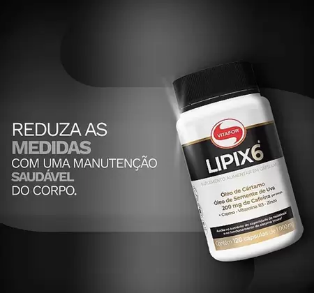 Lipix 6 120 Cápsulas Vitafor - Image 4