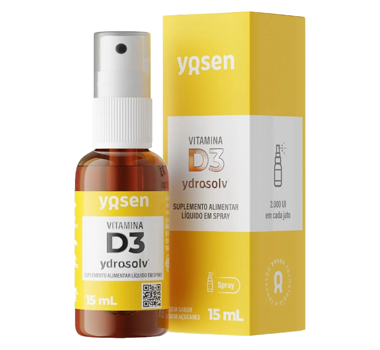 Vitamina D3 Ydrosolv Spray 15ml Yosen