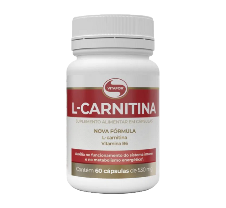 L-Carnitina com Vitamina B6 120 Cápsulas
