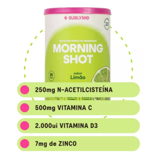 Morning Shot Imunidade Sabor Limão 144g - Image 5