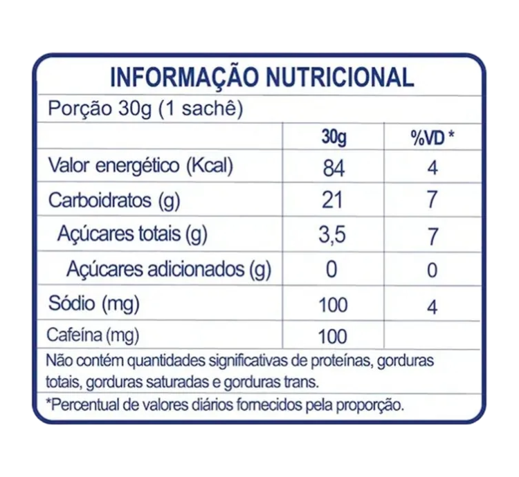 Carbs Neutro Fresh Com Cafeína 10 Sachês Com 30g Dobro - Image 2