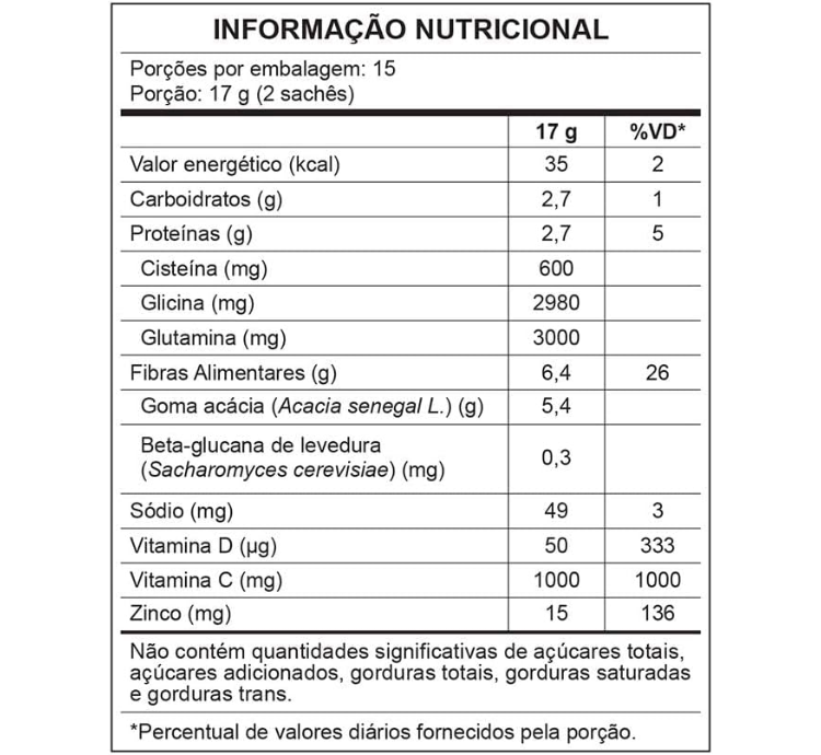 Guardian Aminoácidos e Fibras 30 sachês 8,5g sabor Manga - Image 3