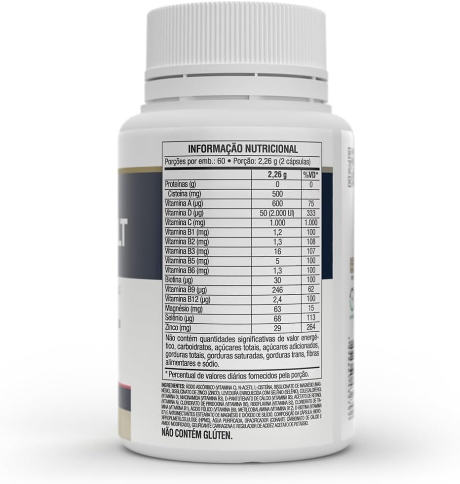 Imunomult Multivitamínico 120 Cápsulas Vitafor - Image 3