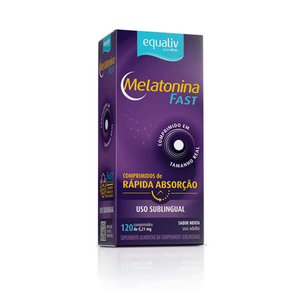 Melatonina Fast 120 Comprimidos Equaliv