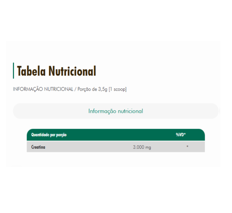 Creatine Tasty 100% Monohidratada Morango 210g Nutrify - Image 2
