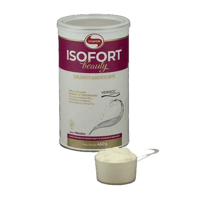 Isofort Beauty Sabor Neutro 450g Vitafor - Image 2
