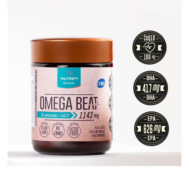 Ômega Beat 60 Cáps Nutrify - Image 3