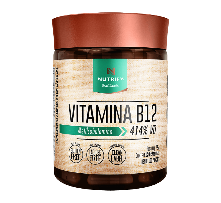 Vitamina B12 120 Cápsulas Nutrify