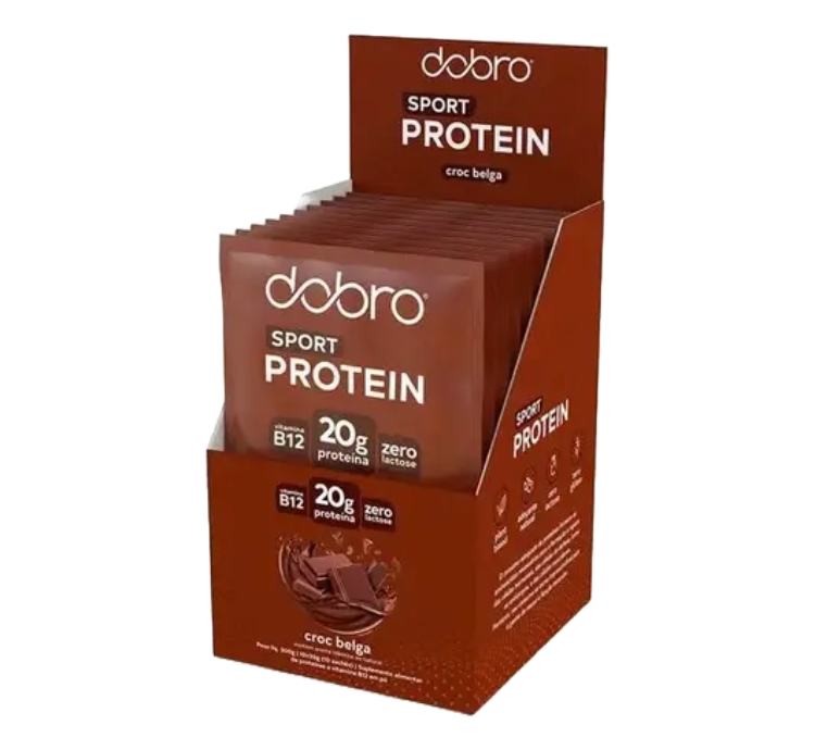 Sport Protein Croc Belga 30 Sachês 30g Dobro