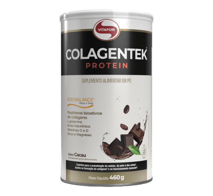 Colagentek Protein Sabor Chocolate 460g Vitafor