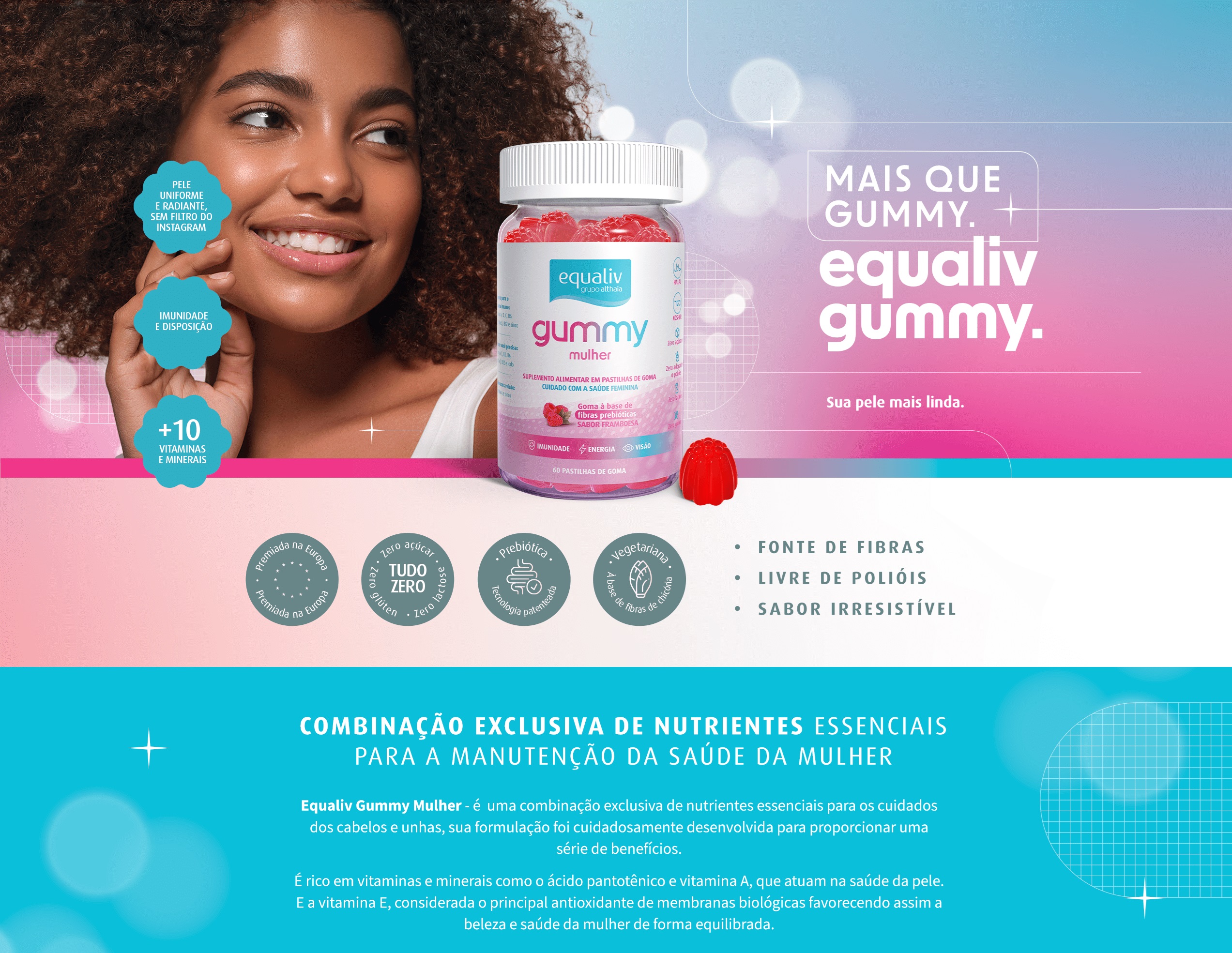 Gummy Mulher 60 Gomas Equaliv - Image 2