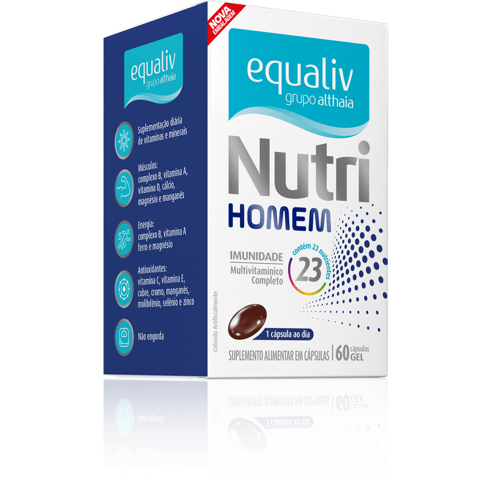 Nutri Homem 60 Cápsulas Equaliv
