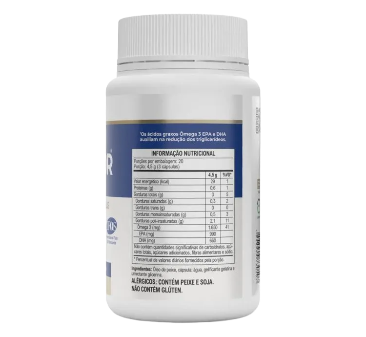 Ômegafor Vitamins EPA DHA Glutationa 60 Cáps Vitafor - Image 3