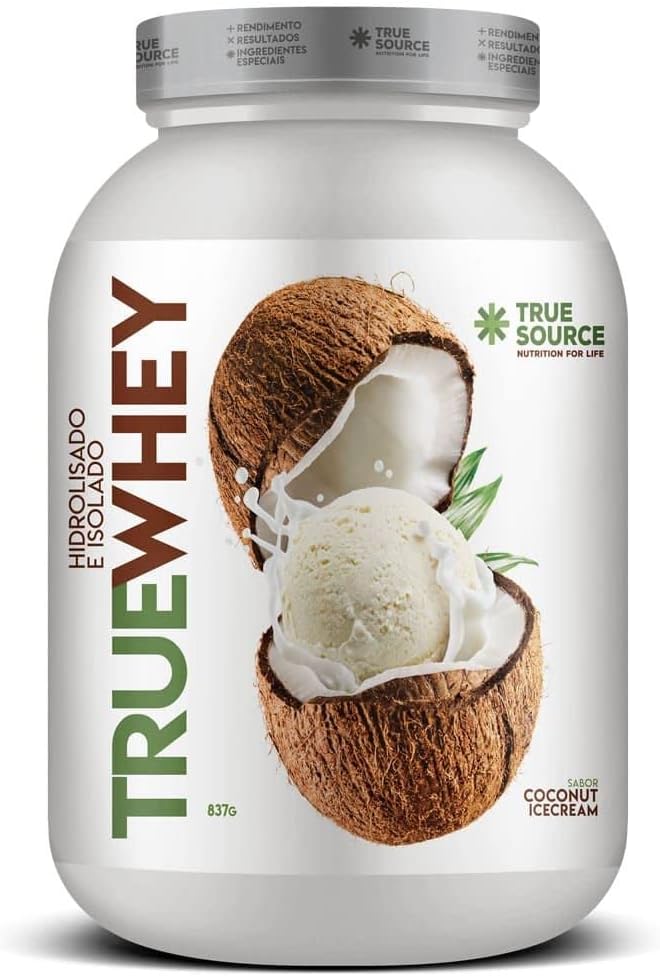TrueWhey Coconut Ice cream 837g + 2 Sachês (Sabores Diversos) True Source - Image 2