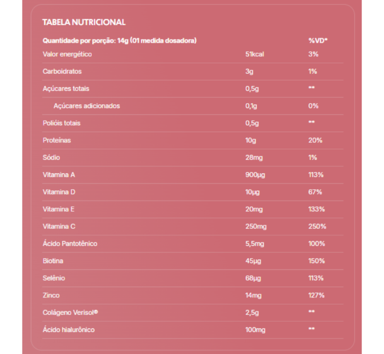 True Collagen Cranberry com Hibisco 420g True Source - Image 2