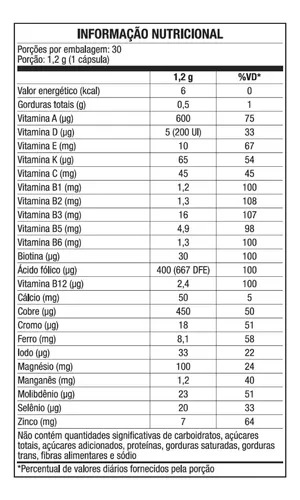 Nutri Imunidade de A a Z 30 Cápsulas Equaliv - Image 2