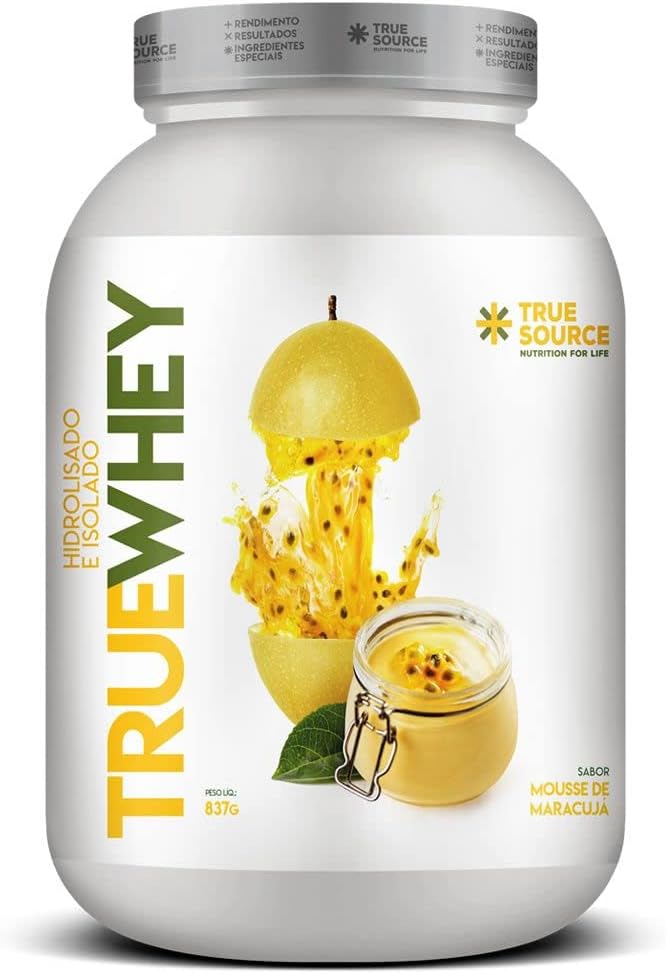 TrueWhey Hidrolisado e Isolado Maracujá 837g True Source