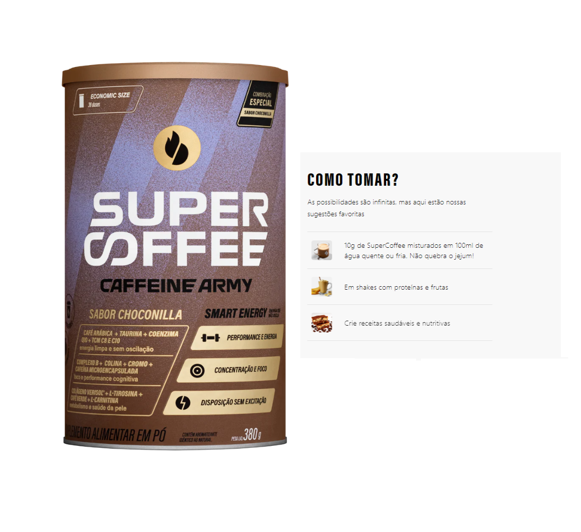Super Coffee 3.0 Choconilla 380G Caffeine Army - Image 2