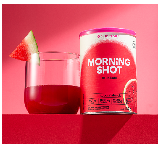 Morning Shot Imunidade Sabor Melancia 144g