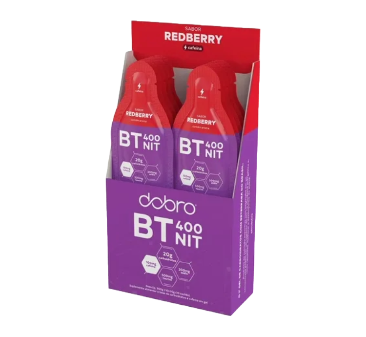 BT 400 NIT Redberry 10 Sachês 30g Com Cafeina Dobro