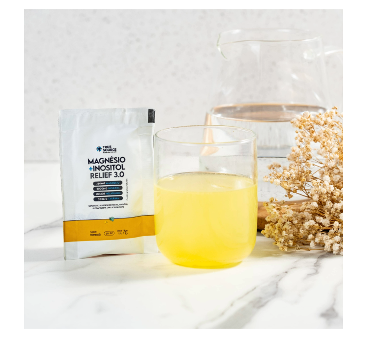 Magnesio+ Inositol Relief 3.0 Maracujá 1UNI Sachês True Source - Image 3