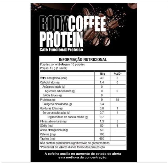 Body Coffee Protein Cacau 10 Sachês 15g Equaliv - Image 4