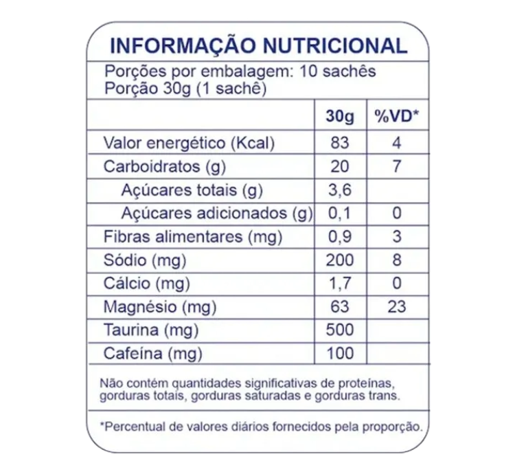 BT 400 NIT Redberry 10 Sachês 30g Com Cafeina Dobro - Image 2