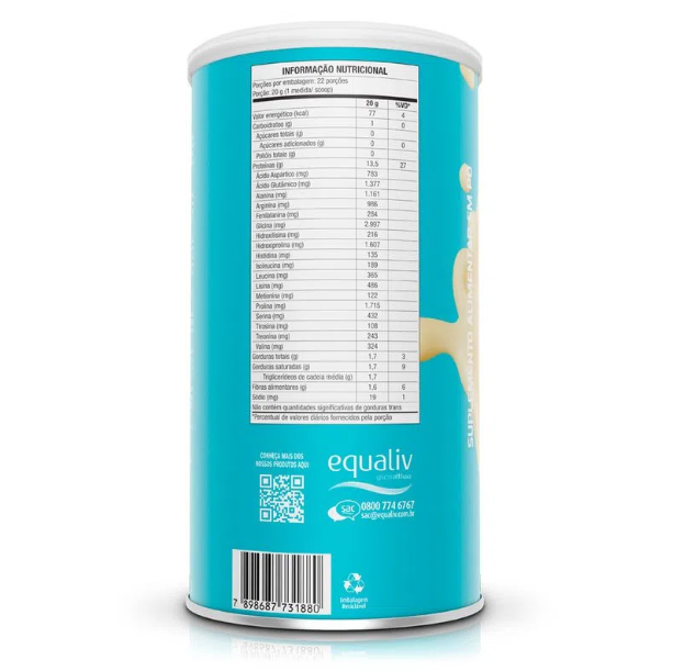 Body Protein Vanilla 440g + 2 Barrinhas (Sabores Diversos) Equaliv - Image 3