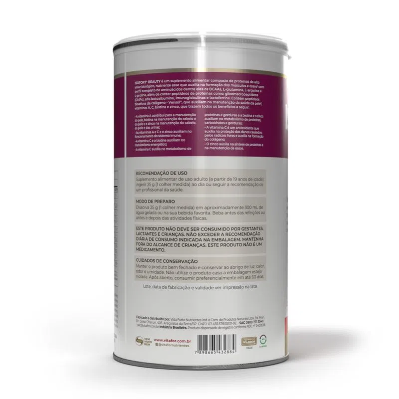 Isofort Beauty Sabor Cranberry 450g - Image 3