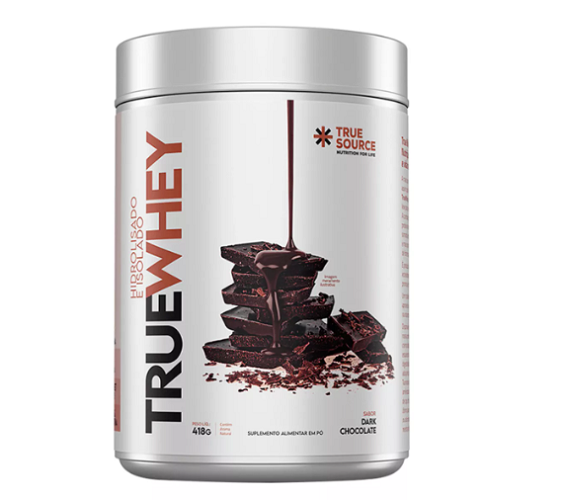 TrueWhey Hidrolisado e Isolado Dark Chocolate 418g True Source