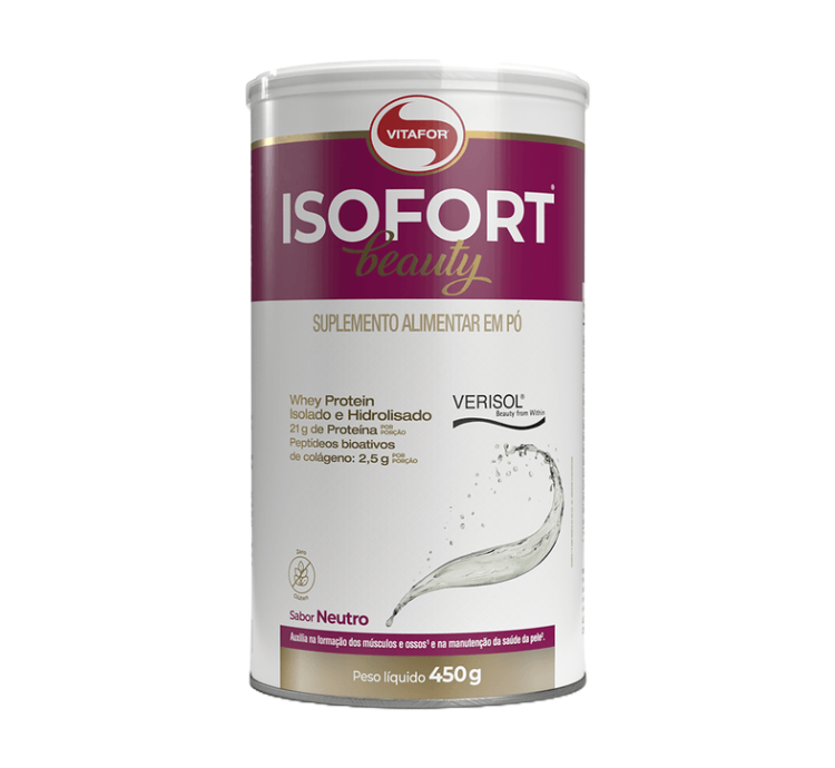 Isofort Beauty Sabor Neutro 450g Vitafor