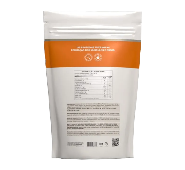 Whey Ptotein WPC Mousse de Maracujá 900g Vitafor - Image 2