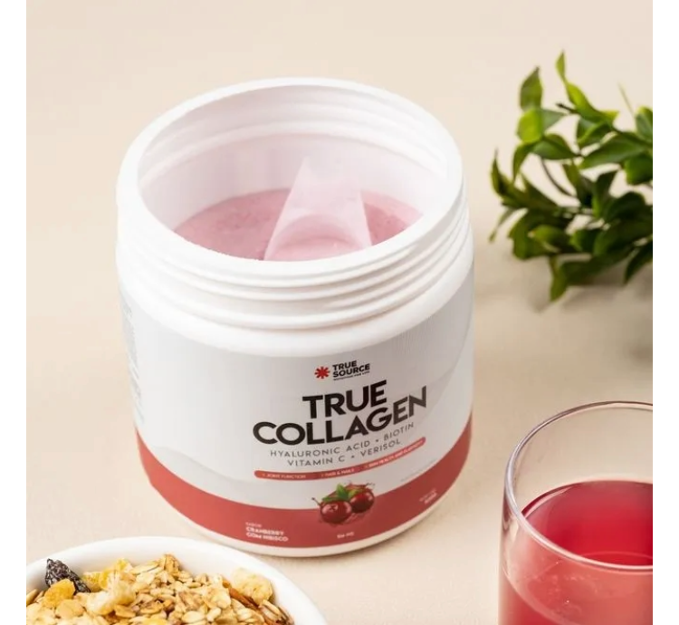 True Collagen Cranberry com Hibisco 420g True Source - Image 3