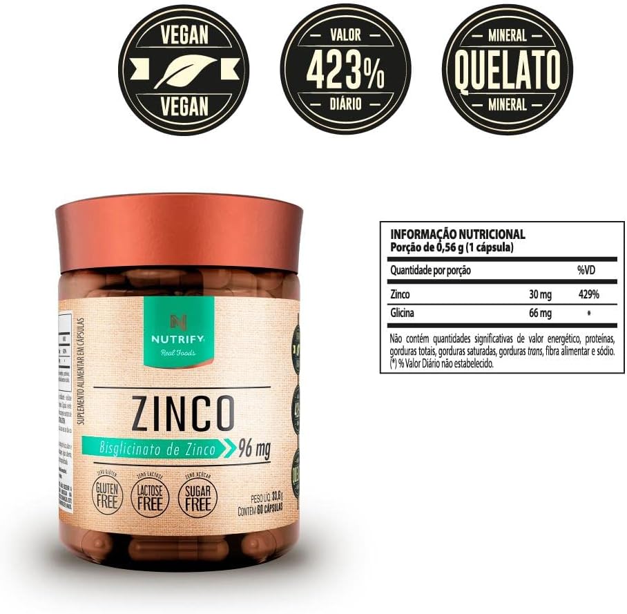 Zinco Vegano Nutrify 60 Caps - Image 2