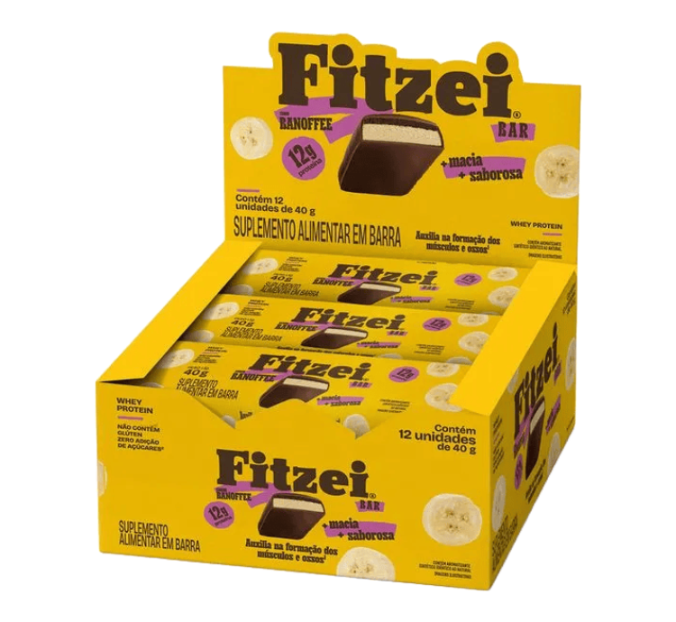 Fitzei Bar Banoffee Cx 12 Uni de 40g Vitafor