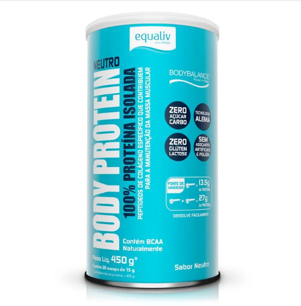 Kit 3 Body Protein Neutro 450g Equaliv - Image 2