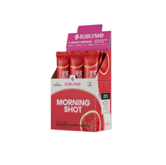 Morning Shot Dose Diária 14 Sachês 6g Melancia- 84g
