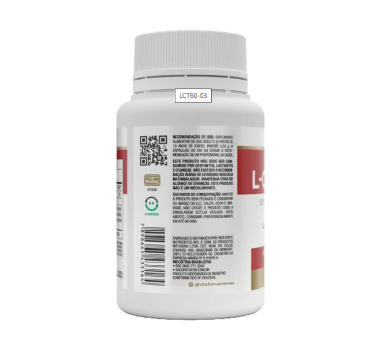 Kit 2 L-Carnitina 60 Cápsulas Vitafor - Image 2