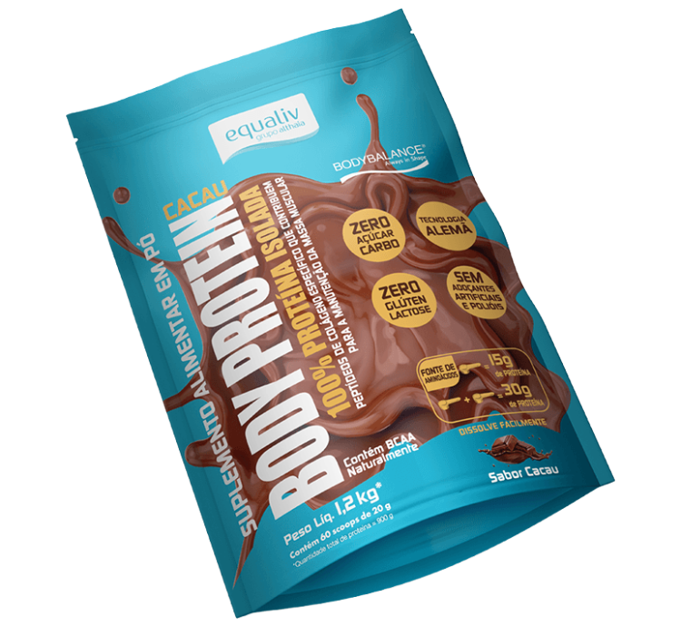 Body Protein Cacau 1200kg Pouch Equaliv - Image 2