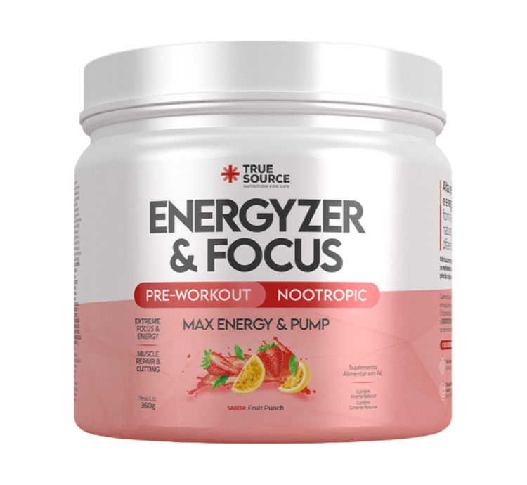 Energyzer & Focus Fruit Punch 360g True Source