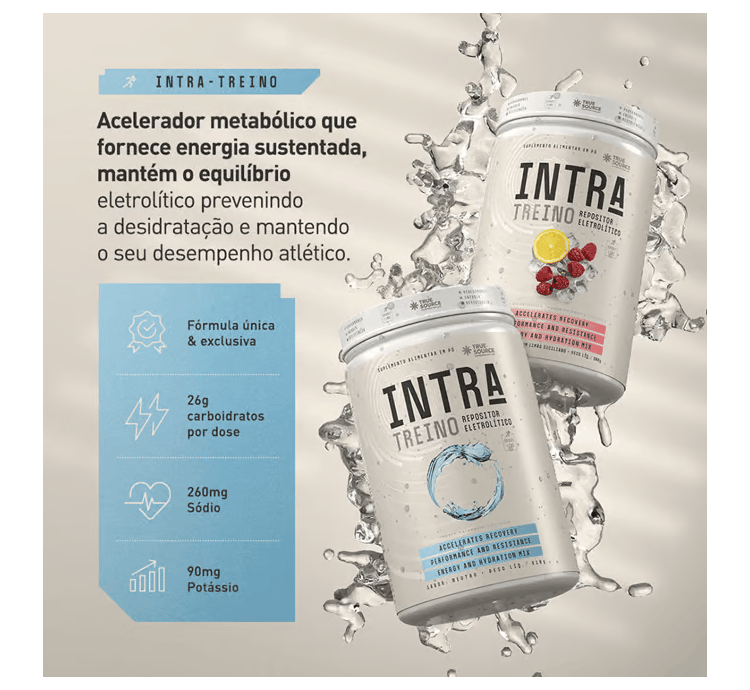 True Source Intra Treino Sabor Amora com Limão 900g - Image 4